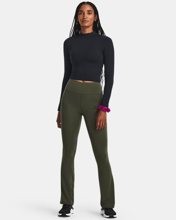 Women's UA Meridian Flare Pants in Green image number 2